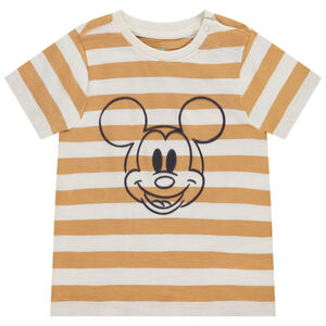 T-shirt manches courtes à rayures Mickey Disney pour bébé garçon  
