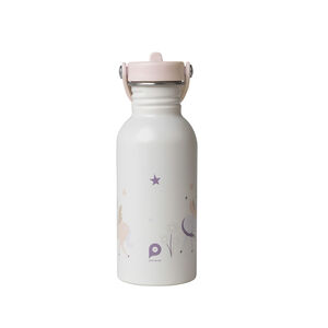Gourde isotherme avec paille 500ml Licorne écru  Main Gourde isotherme avec paille 500ml Licorne écru