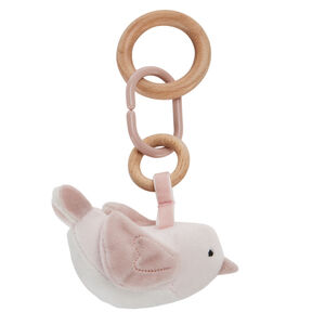 Set de 4 jouets pour arche Promenade Bucolique rose  Main Set de 4 jouets pour arche Promenade Bucolique rose