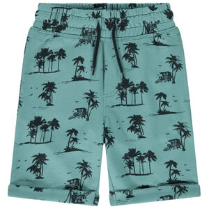 Bermudas de felpa estampada para niño 