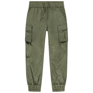 Pantalón cargo estilo parachute con bolsillos para niño 