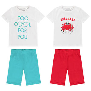 Pack de 2 pijamas cortos Main Pack de 2 pijamas cortos