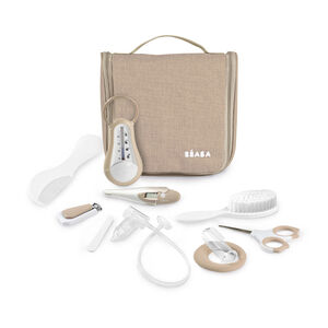 Neceser bebé con 10 accesorios - Arcilla 
