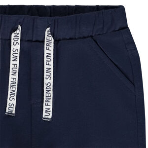 Bermudas de felpa lisa para bebé niño 