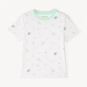 Camiseta de manga corta con estampado de tortugas para bebé niño 