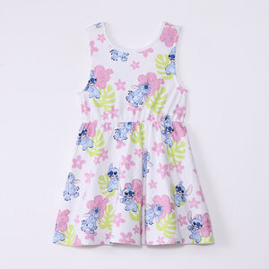 Robe sans manches imprimé Stitch Disney avec dos nageur pour fille Main Robe sans manches imprimé Stitch Disney avec dos nageur pour fille