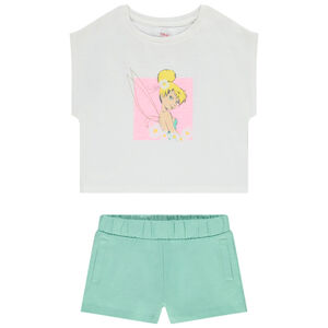 Conjunto corto 2 piezas estampado Campanilla Disney niña 