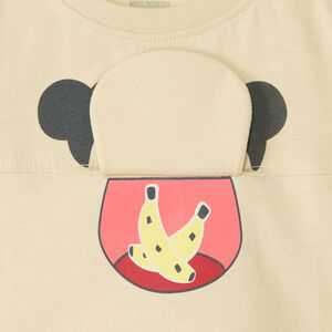 Camiseta de manga corta con estampado divertido para bebé niño. 
