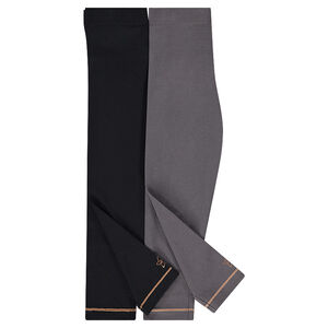 Pack de 2 leggings de punto con estampado de fantasía. 