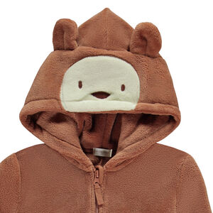 Pelele divertido de sherpa con diseño de mono para niño  Main Pelele divertido de sherpa con diseño de mono para niño