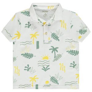 Polo manga corta estampado arty fantasía para niño 