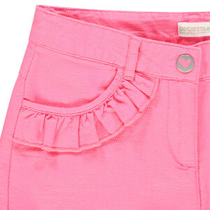 Short con detalle de volantes 