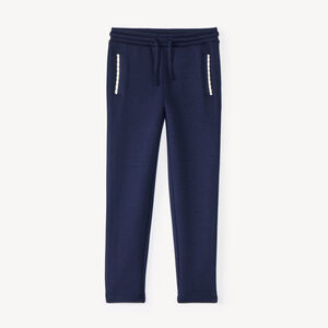 Pantalón jogger liso para niña 