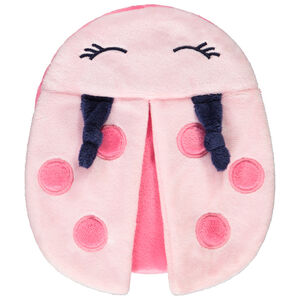 Doudou mariquita de terciopelo y tetra para bebé niña 