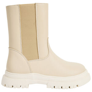 Botas con cremallera y suela gruesa para niña 