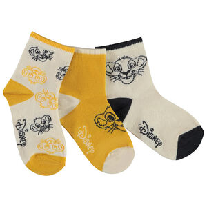 Pack de 3 pares de calcetines El Rey León Disney niño 