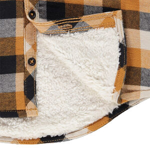 Sobrecamisa en franela a cuadros para bebé niño 