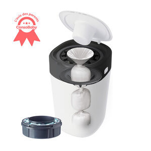 Contenedor pañales bebé Twist & Click blanco 