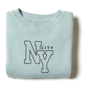 Sudadera de felpa estampada "NY city" niño 