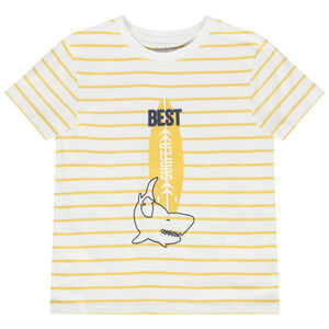 Camiseta manga corta rayas 