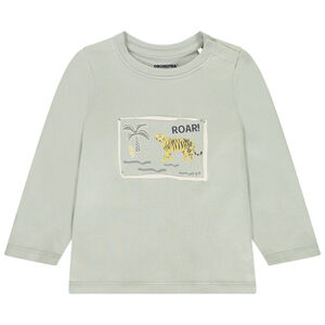 Camiseta de manga larga estampada para bebé niño 