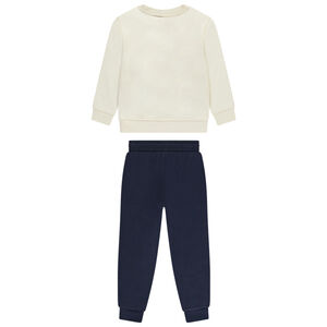 Conjunto de jogging de felpa print niño. 