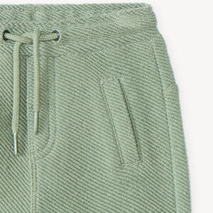Pantalón de chándal para bebé niño en sarga lisa 