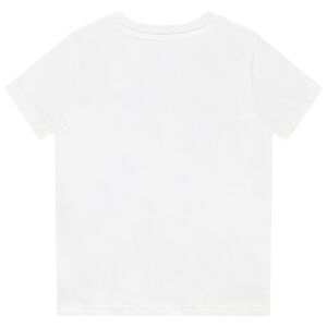 Camiseta de manga corta con parche para niño 