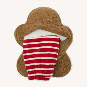Organizador de pijamas en sherpa biscuit de Navidad niño 