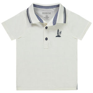 Polo manga corta print fantasía para bebé niño 