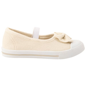 Zapatos de lona con lazo y correa para bebé niña 