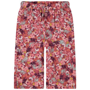 Pantalón fluido estampado floral para bebé niña 