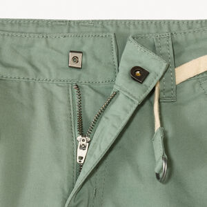 Bermudas lisos de tela con cinturón de cordón niño 