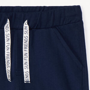 Bermudas de felpa lisa para bebé niño 