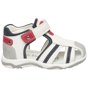 Nu-pieds velcro - Blanc 