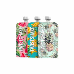 Set de 3 gourdes réutilisables 220 ml - Fruits 