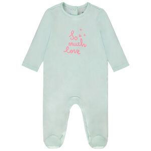 Pelele liso con estampado fantasía para bebé niña 