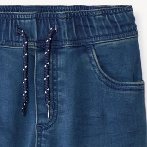 Jeans jogger efecto lavado para niño 