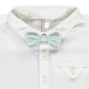 Conjunto de 2 piezas con camisa de lazo para bebé niño 