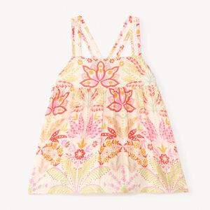 Top de tirantes con estampado de fantasía para niña 