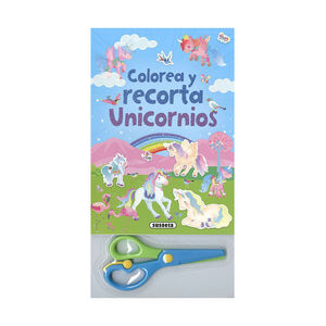 Libro para colorear - Colorea y recorta Unicornios 