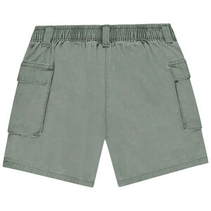 Short de tela con bolsillos y cintura elástica niña 