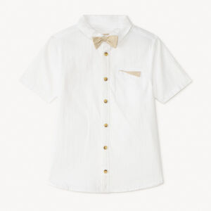 Camisa de manga corta + pajarita para niño 