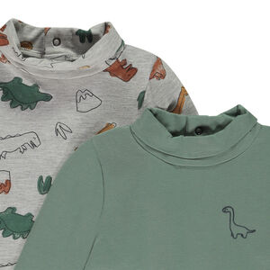 Pack de 2 peleles con estampado para bebé niño 