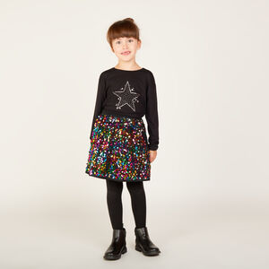 T-shirt manches longues motif étoile pour fille  Main T-shirt manches longues motif étoile pour fille