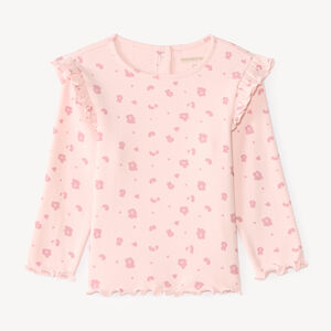 Camiseta de manga larga para niña con estampado divertido 