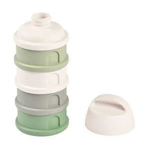 Boîte doseuse 4 compartiments Cotton/Sage Green 