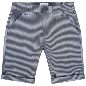 Pantalon corto de rayas verticales all-over Main Pantalon corto de rayas verticales all-over