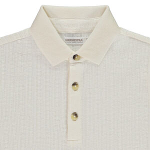 Polo de manga corta de jersey para niño 