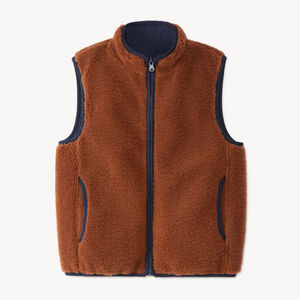 Chaqueta sin mangas reversible para niño 